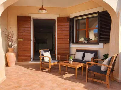 Area soggiorno di La casa di Mara - Appartamento in zona residenziale a pochi minuti da Cala Liberotto