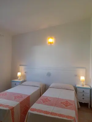 Letto o letti in una camera di Maria Caderina House