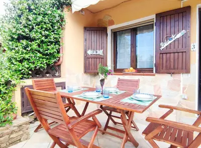 Patio o area all'aperto di Alba Apartment - San Teodoro