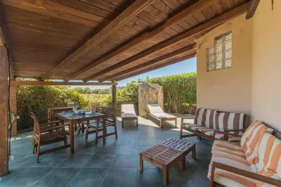 Area soggiorno di Trilo Debora 2Km From The Beach - Happy Rentals