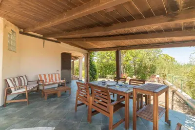 Area soggiorno di Trilo Debora 2Km From The Beach - Happy Rentals