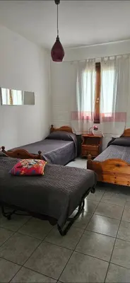 Letto o letti in una camera di Casa di Ale