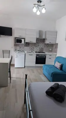 Cucina o angolo cottura di Camera con angolo cottura