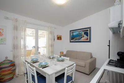 Area soggiorno di Casa Perla by Wonderful Italy