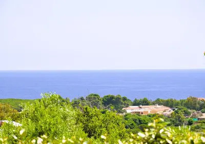 Paesaggio naturale nelle vicinanze della villa
