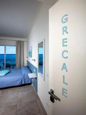 Letto o letti in una camera di La casa del pescatore