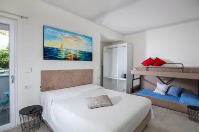 Letto o letti in una camera di La casa del pescatore