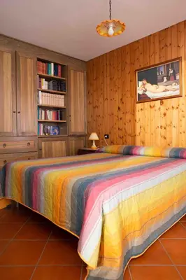 Letto o letti in una camera di Casa Nina con terrazza