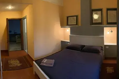 Letto o letti in una camera di Casa Cervo