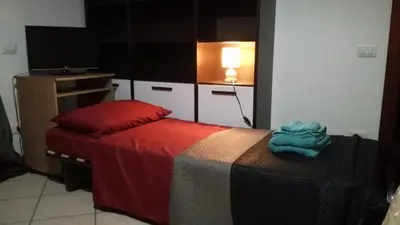 Letto o letti in una camera di La casa di Asia