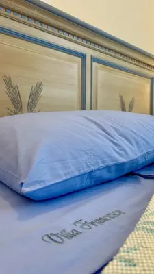 Letto o letti in una camera di VILLA FRANCESCA