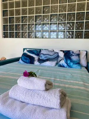 Letto o letti in una camera di Sardinia Art House