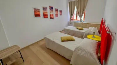 Letto o letti in una camera di Luna 'E Monte
