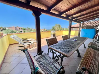 Balcone o terrazza di Casa Vacanza Lu Riu