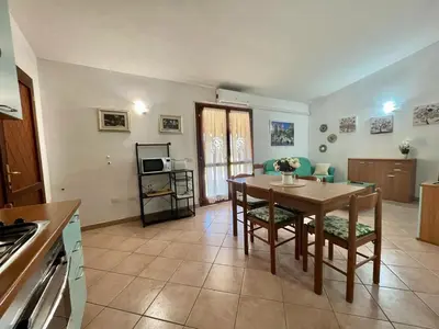 Cucina o angolo cottura di Casa Vacanza Lu Riu