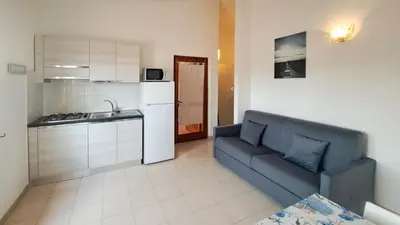 Cucina o angolo cottura di Appartamento Bilocale Valentina's House San Teodoro
