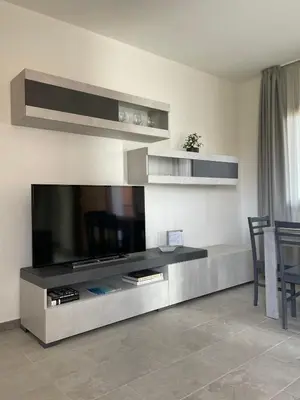 TV o dispositivi per l'intrattenimento presso Olbios Apartment