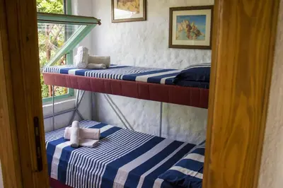 Letto o letti in una camera di La casa sul mare Fronte Spiaggia