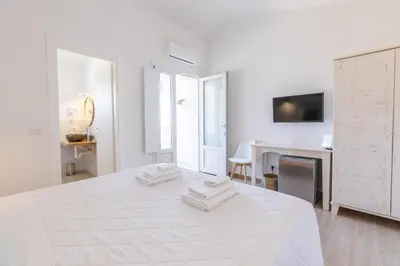 Letto o letti in una camera di B&B Natura