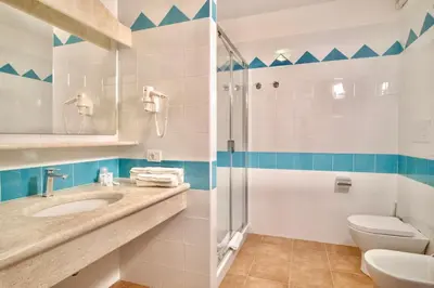 Bagno di ISA-Appartaments in Orosei with air conditioning