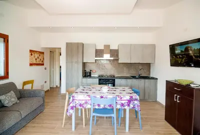 Cucina o angolo cottura di Residence Tanaunella