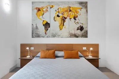 Letto o letti in una camera di Double D House