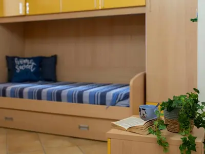 Letto o letti in una camera di Apartment Orizzonti 5 by Interhome