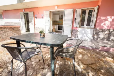 Patio o area all'aperto di Appartamento “Levante” a 300m dalla spiaggia