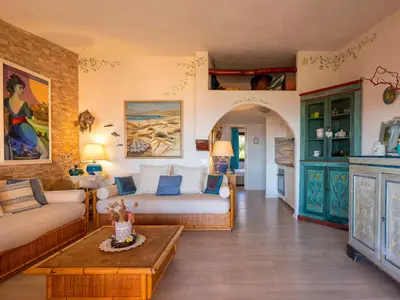 Area soggiorno di Apartment E-1-4 - Marineledda by Interhome