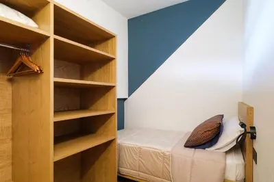 Letto o letti in una camera di In centro da Carlotta