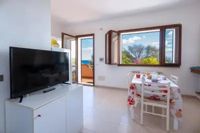 TV o dispositivi per l'intrattenimento presso CASA AGRUSTOS PANORAMICA