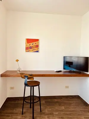 TV o dispositivi per l'intrattenimento presso Carrales Guest House