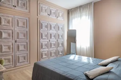 Letto o letti in una camera di Villa Nadine