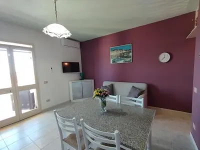 TV o dispositivi per l'intrattenimento presso Luna Apartment- Fronte Mare