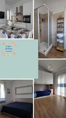 Letto o letti in una camera di Sa Domu de Su Mari