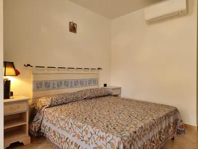 Letto o letti in una camera di Res S'Abbaida C1 con Piscina Privata