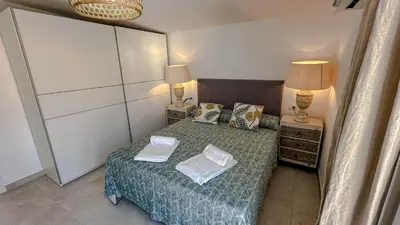 Letto o letti in una camera di Casa Luna Blanca