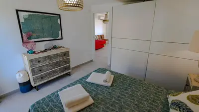 Letto o letti in una camera di Casa Luna Blanca