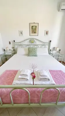 Letto o letti in una camera di Camera Ponente