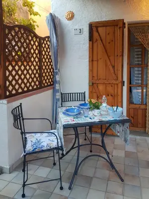 Balcone o terrazza di La Casa di Giacomo e Graziella Villaggio Tamerici