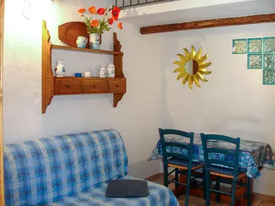 Area soggiorno di La Casa di Giacomo e Graziella Villaggio Tamerici