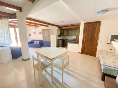 Cucina o angolo cottura di Capo Coda Cavallo vista mare