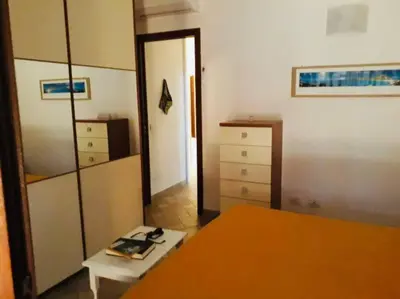 Letto o letti in una camera di Graziosa villetta
