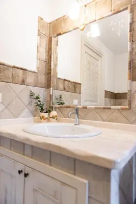 Bagno di Villa Barastula, confort e relax