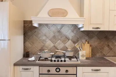 Cucina o angolo cottura di Villa Barastula, confort e relax