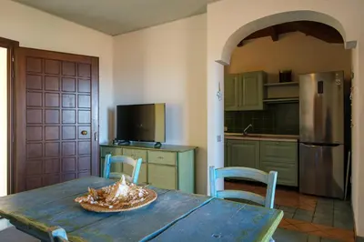 Cucina o angolo cottura di Vista Mare-Isola Tavolara e Solarium Panoramico