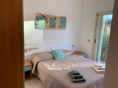 Letto o letti in una camera di Appartamento 32