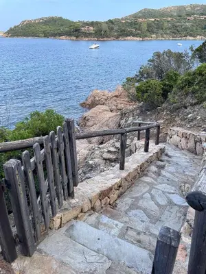 Paesaggio naturale nelle vicinanze della villa