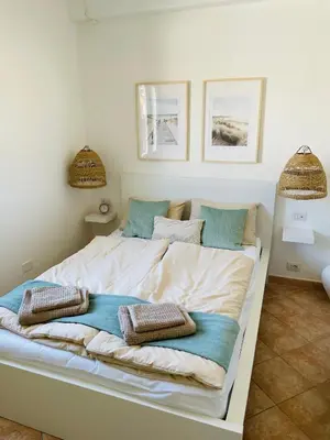 Letto o letti in una camera di Casa del Sole
