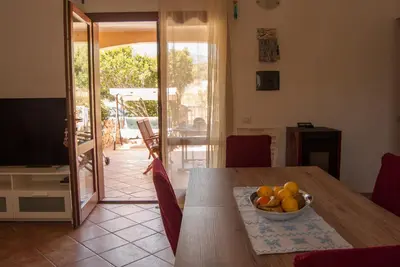 TV o dispositivi per l'intrattenimento presso Villa Angedras